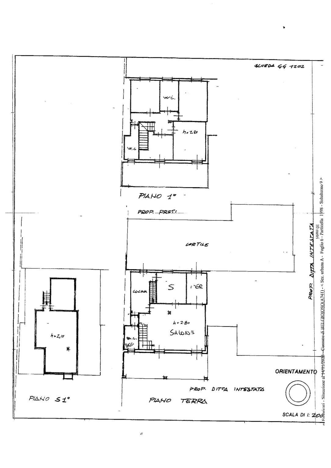 Villa via 20 Settembre, Belgioioso - planimetria 1