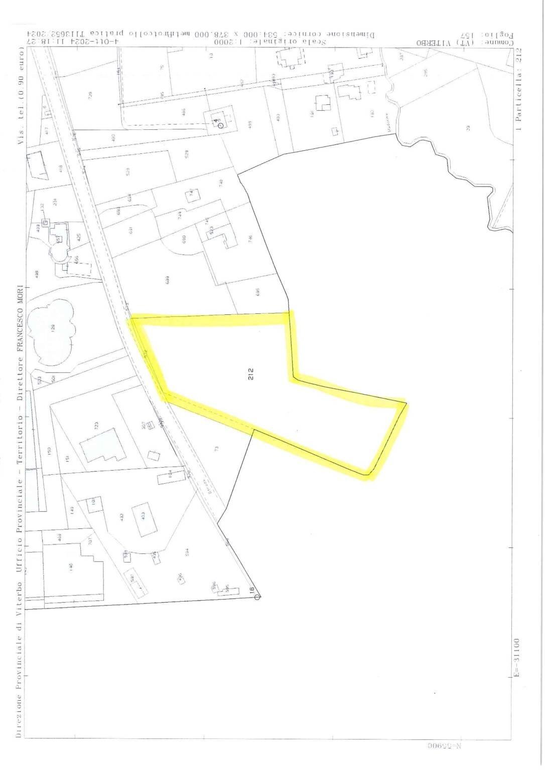 Building land strada Tuscanese, 71/F, Viterbo - floor plans 1