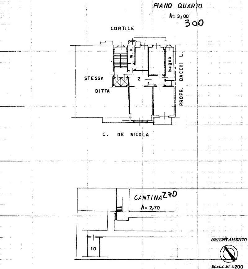Planimetria Immobile - Four-room apartment corso de Nicola, 64, Torino - floor plans 1