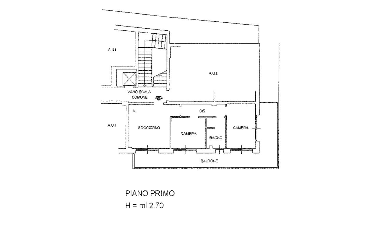 Appartamento Riccione - planimetria 1
