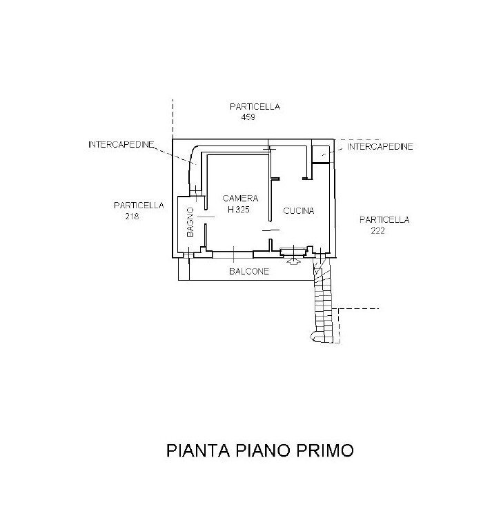 Two-room apartment via Roma, Cannero Riviera - floor plans 1