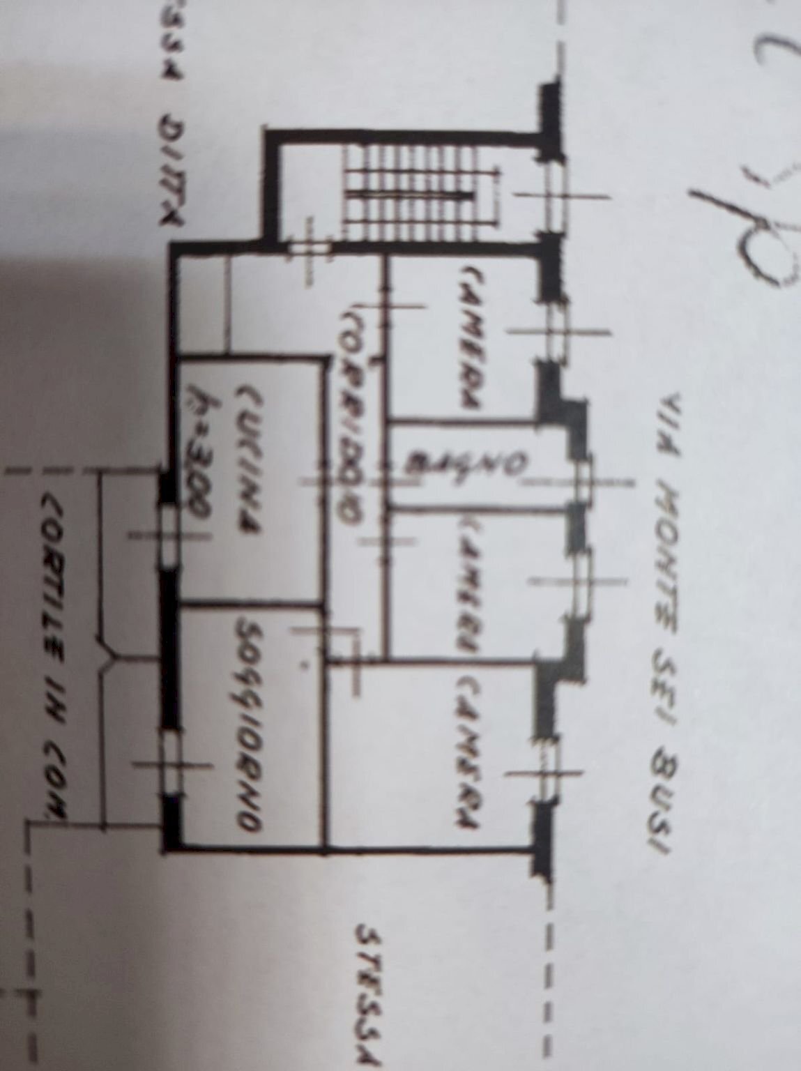 Quadrilocale Genova (zona Sampierdarena) - planimetria 1