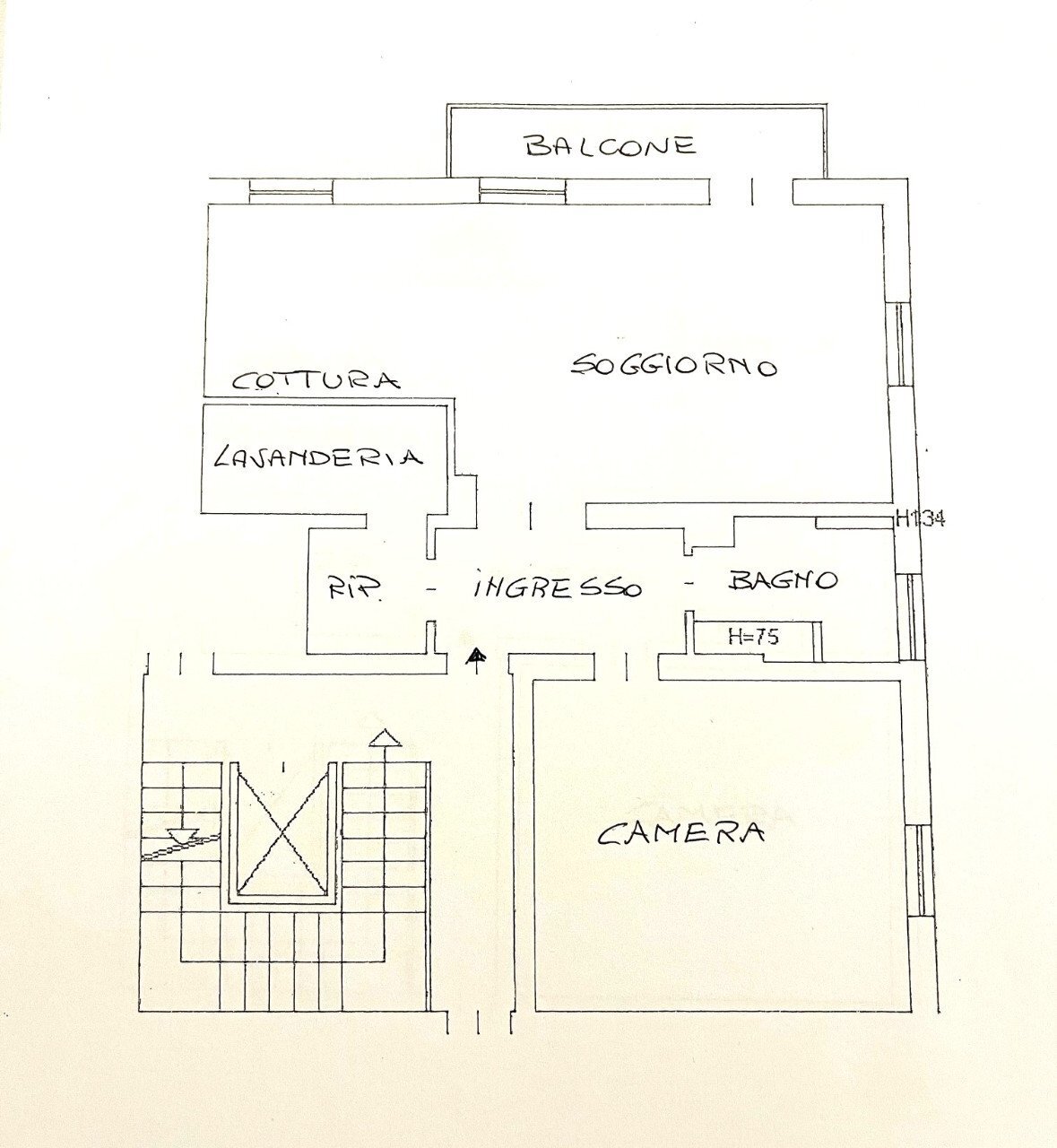 Appartamento Parma - planimetria 1