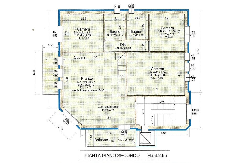 Quadrilocale Via Repubblica, Sassuolo - planimetria 1