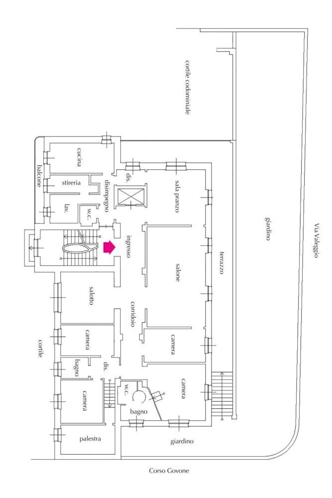 Apartment corso Generale Giuseppe Govone, 13, Torino - floor plans 1