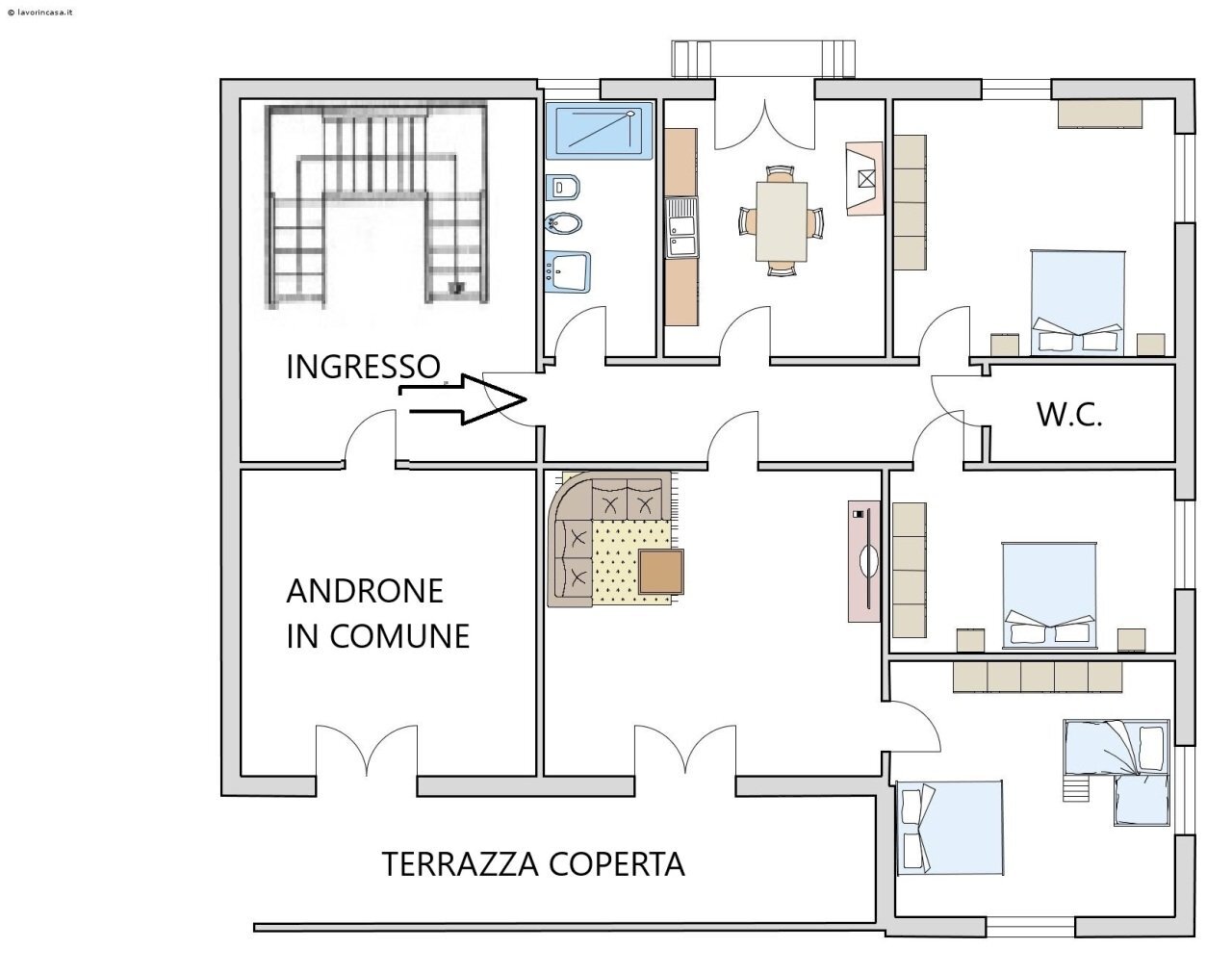 PLANIMETRIA.jpg - Apartment Silvi - floor plans 1