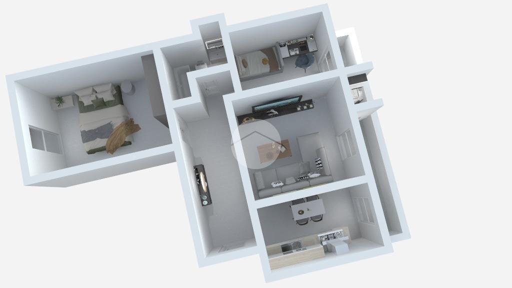 Four-room apartment Via Digione, Torino - floor plans 1