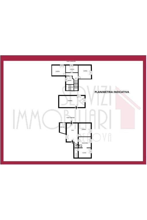 Appartamento via Ca' De Mussi, Genova (zona Marassi) - planimetria 1