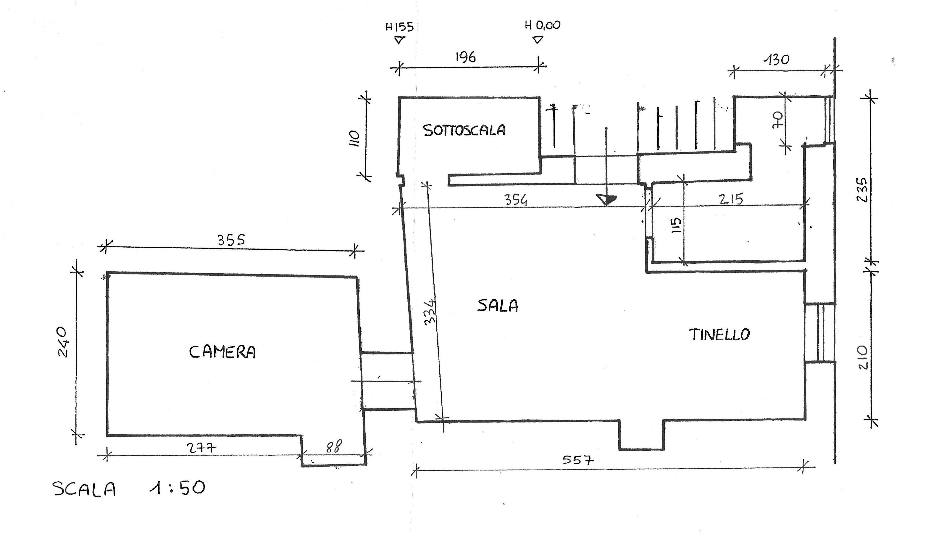 Bilocale Via Piano, 5, Isolabona - planimetria 1