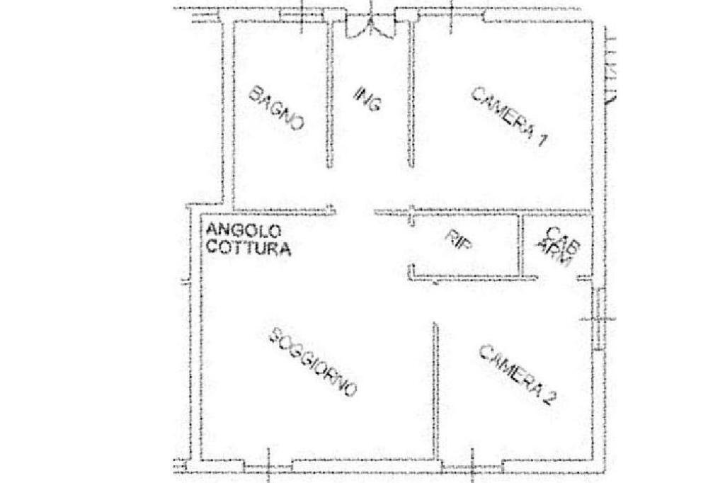 Casa semi indipendente Canton Canova 1, Castelletto Cervo - planimetria 1