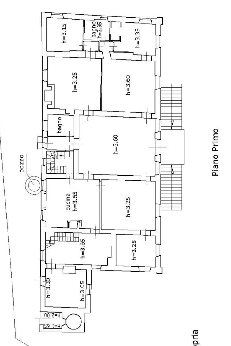 Villa via di Balbano, Lucca - planimetria 1