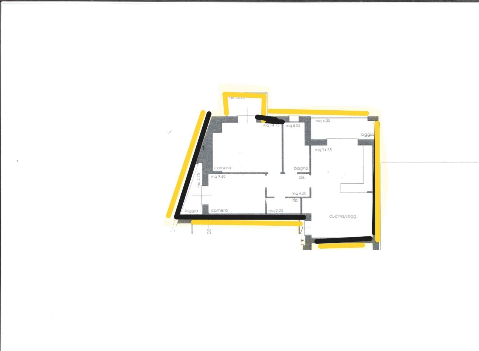 Appartamento Montelupo Fiorentino - planimetria 1