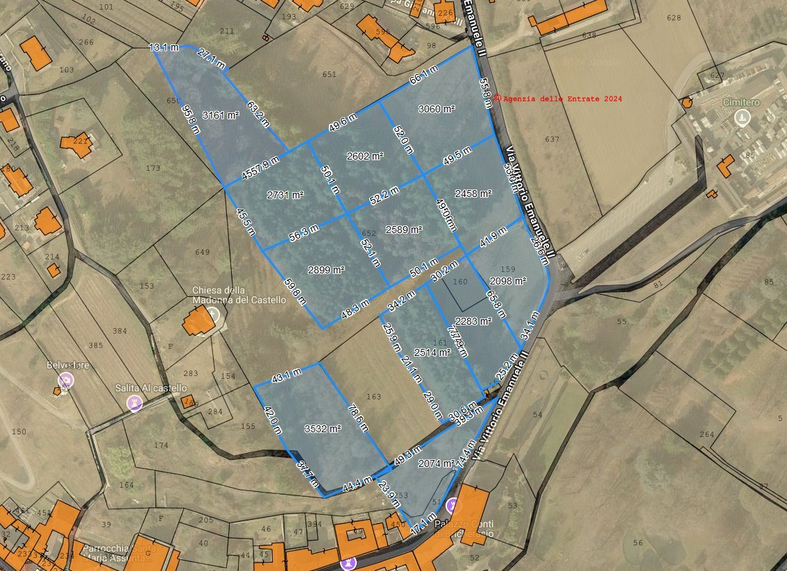 Agricultural land via Vittorio Emanuele II, 10, Bricherasio - floor plans 1