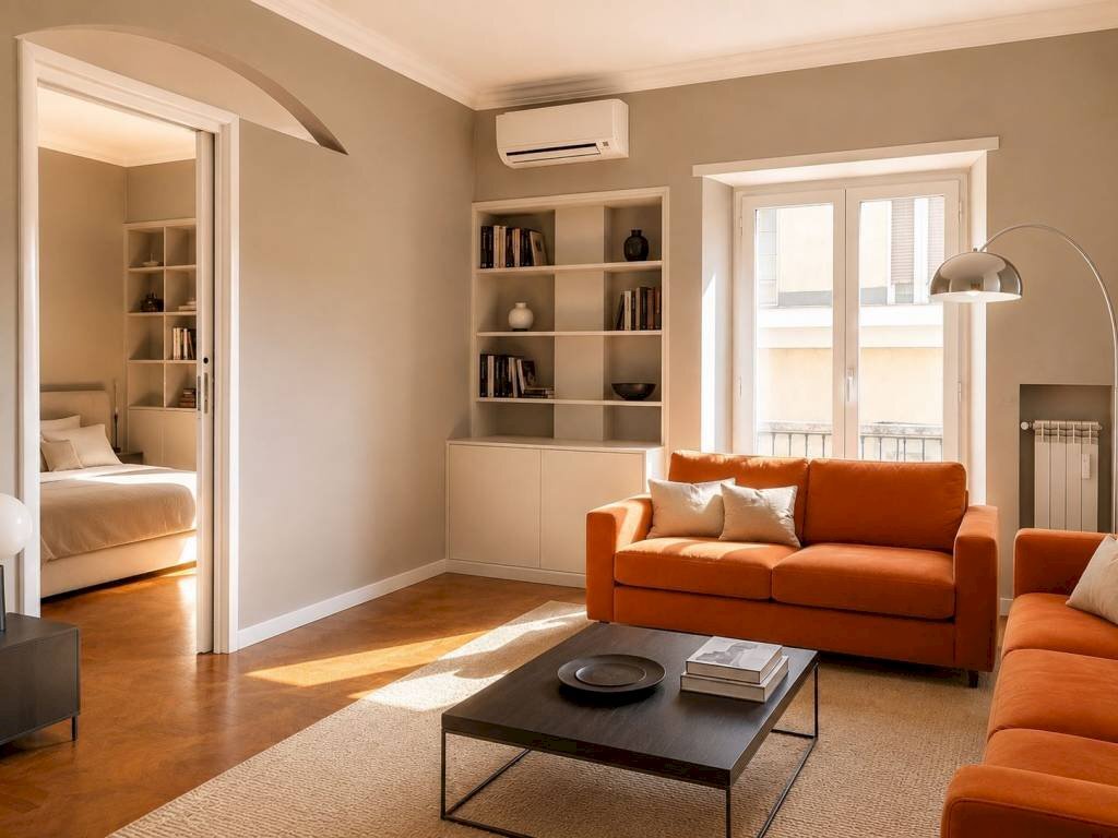 Soggiorno - Bilocale via Archimede, 109, Roma - foto 1