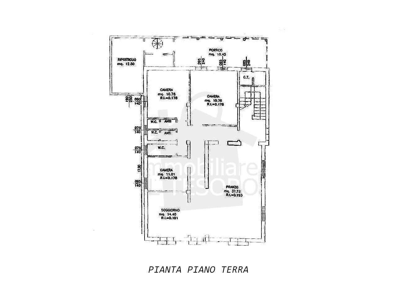 Stabile - Palazzo via Giovanni Battista Costa, Rimini - planimetria 1