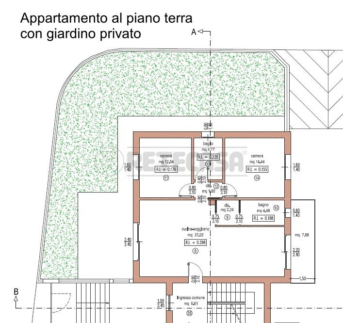 Retecasa_Cornedo - Appartamento Via Priara Castello snc, Valdagno - planimetria 1
