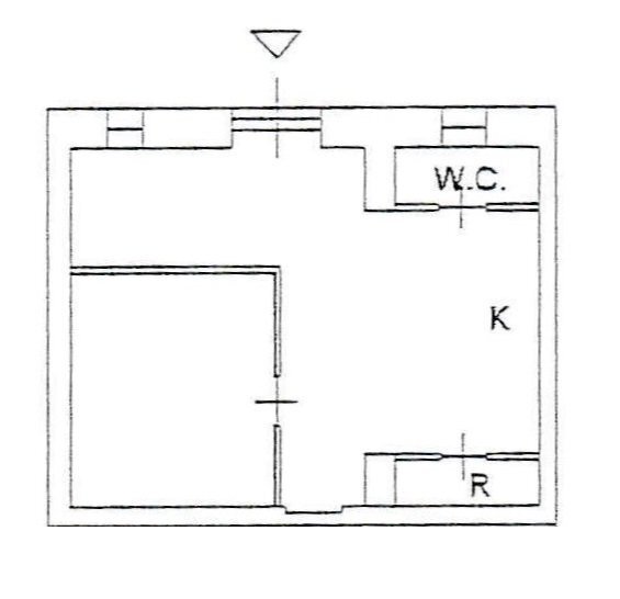 Casa semi indipendente cortile corso roma, Foggia - planimetria 1