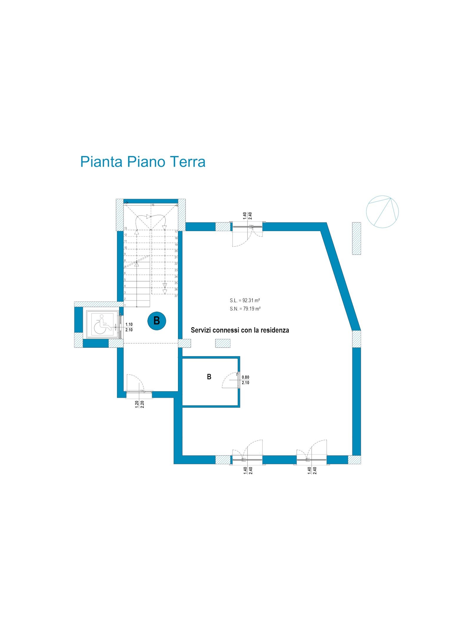 Locale Commerciale Viale Candelaro, 138, Foggia - planimetria 1