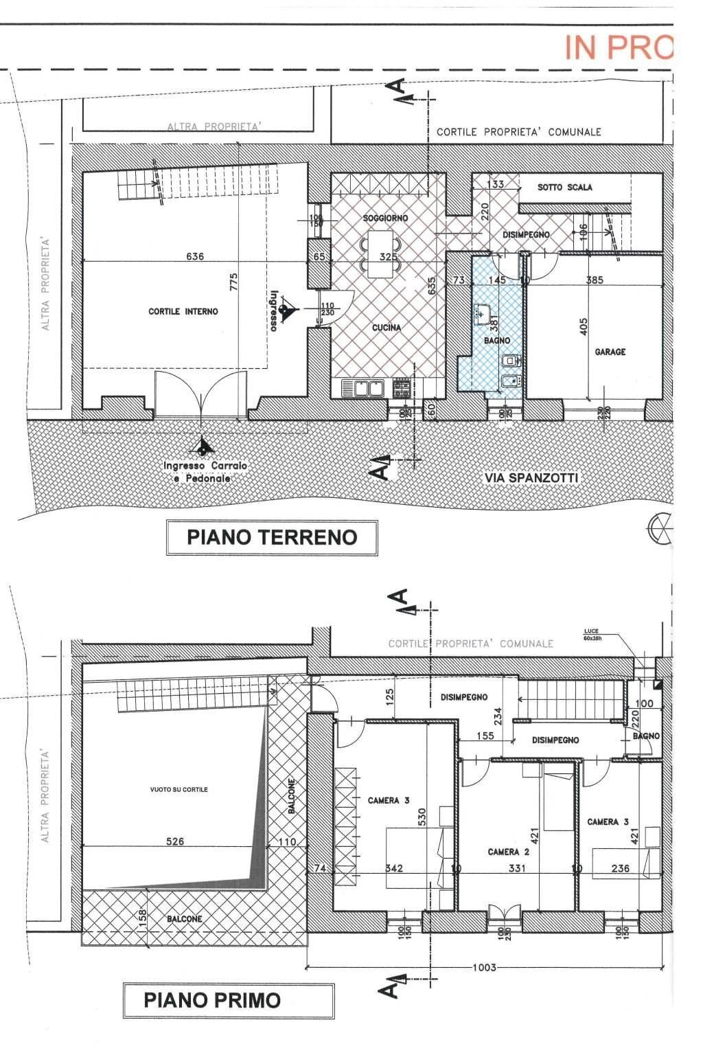 Villa via Spanzotti, 21, Carmagnola - planimetria 1