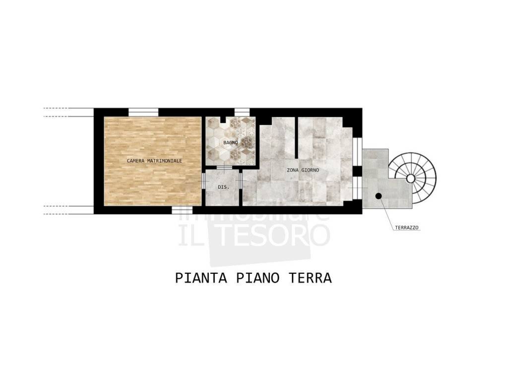 Planimetria - Casa indipendente via Pianetta, San Leo - foto 2