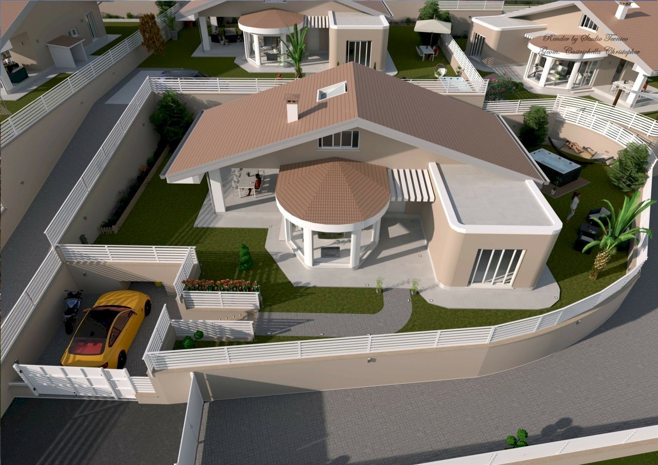 Render esterno 7.jpg - Villa Via di Carcibove, Guidonia Montecelio - photo 3