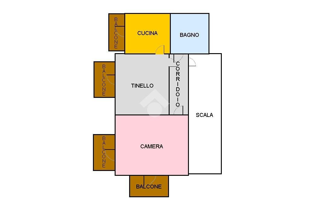 Trilocale Via peroglio, Lanzo Torinese - planimetria 1