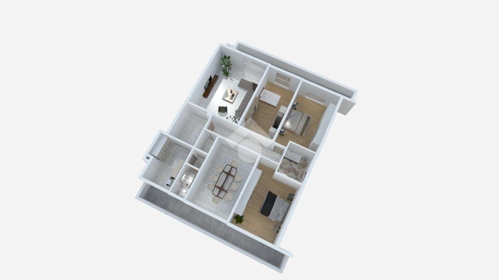 Appartamento Via dei ciclamini, Milano - planimetria 1