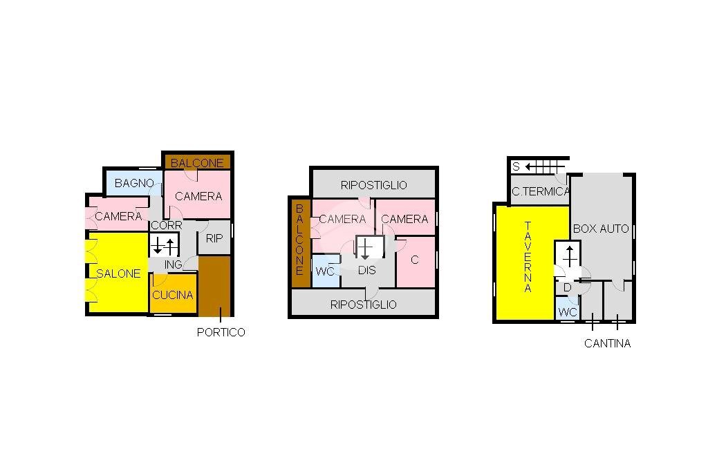 Villa Via Piave, Tollegno - planimetria 1