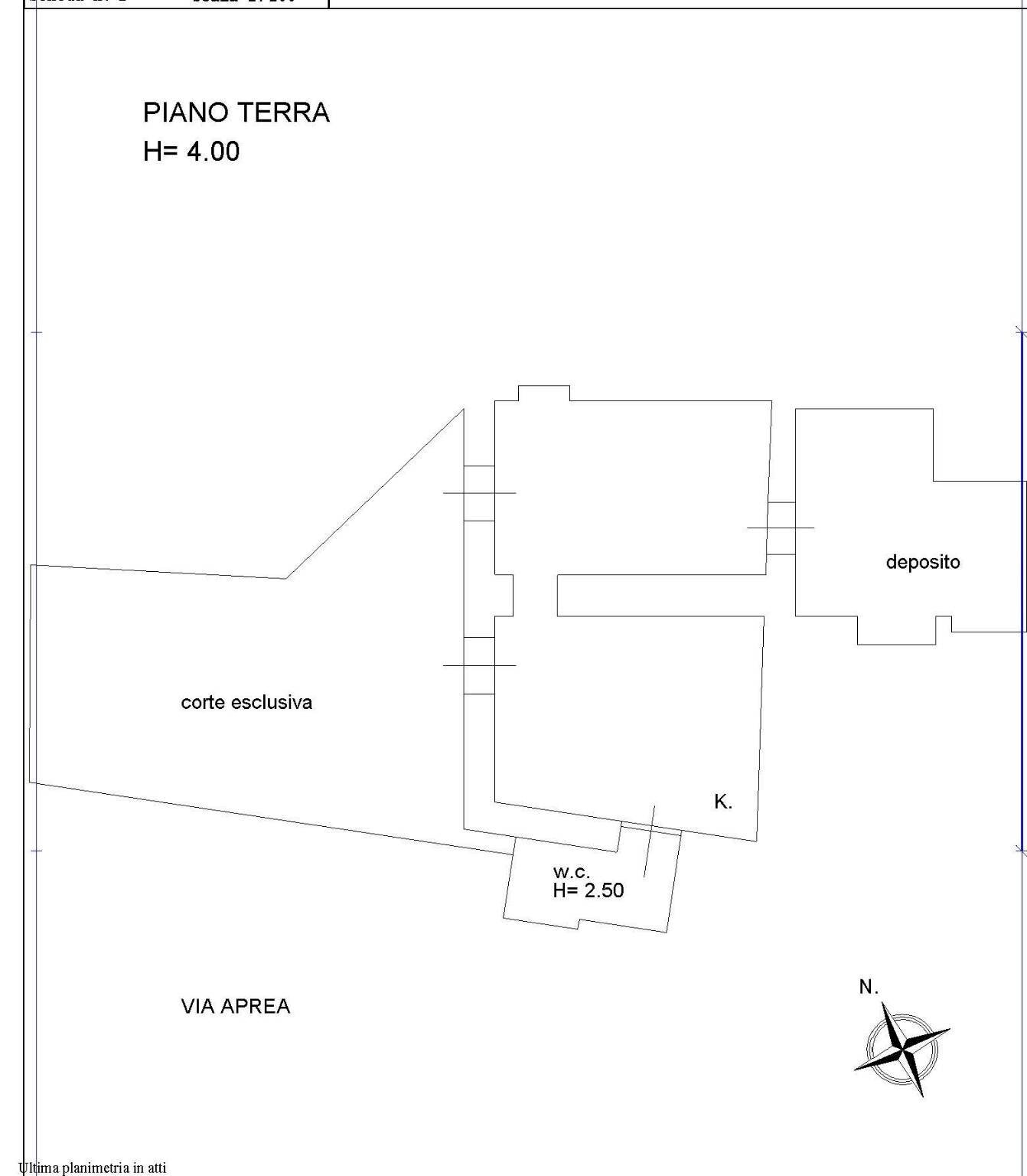 Rustico Ponza - planimetria 1