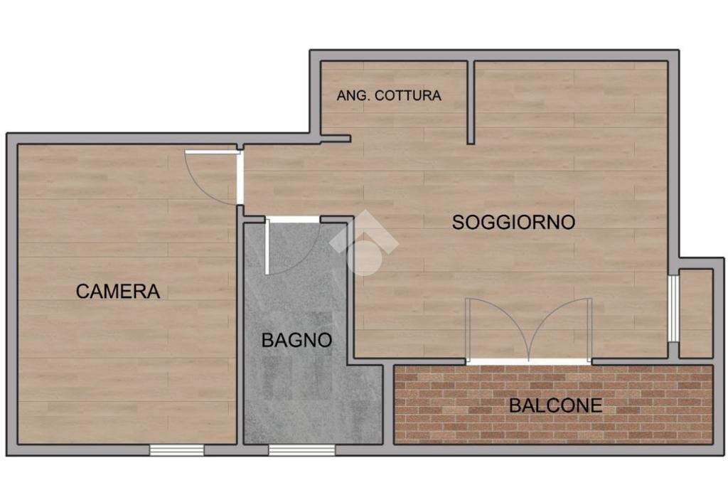 Bilocale Via Vincenzo Morando, Albisola Superiore - planimetria 1
