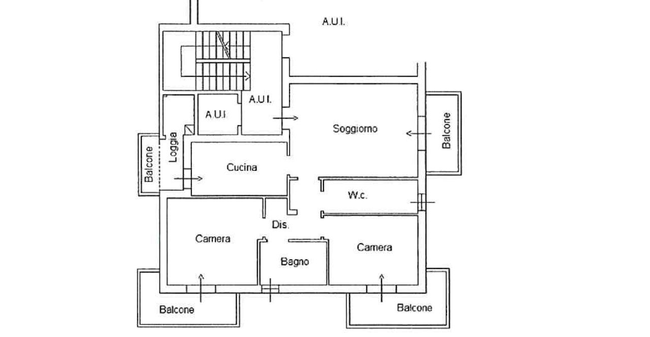 Appartamento Cervia - planimetria 1