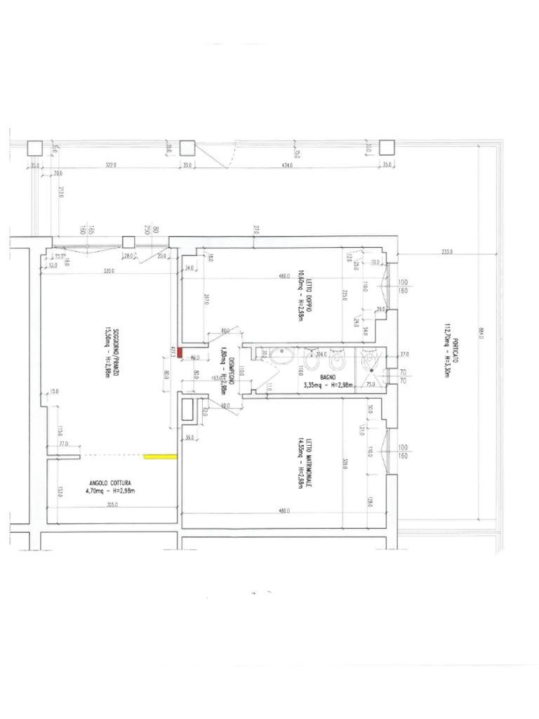 Trilocale Viale G. Carducci, Cesenatico - planimetria 1