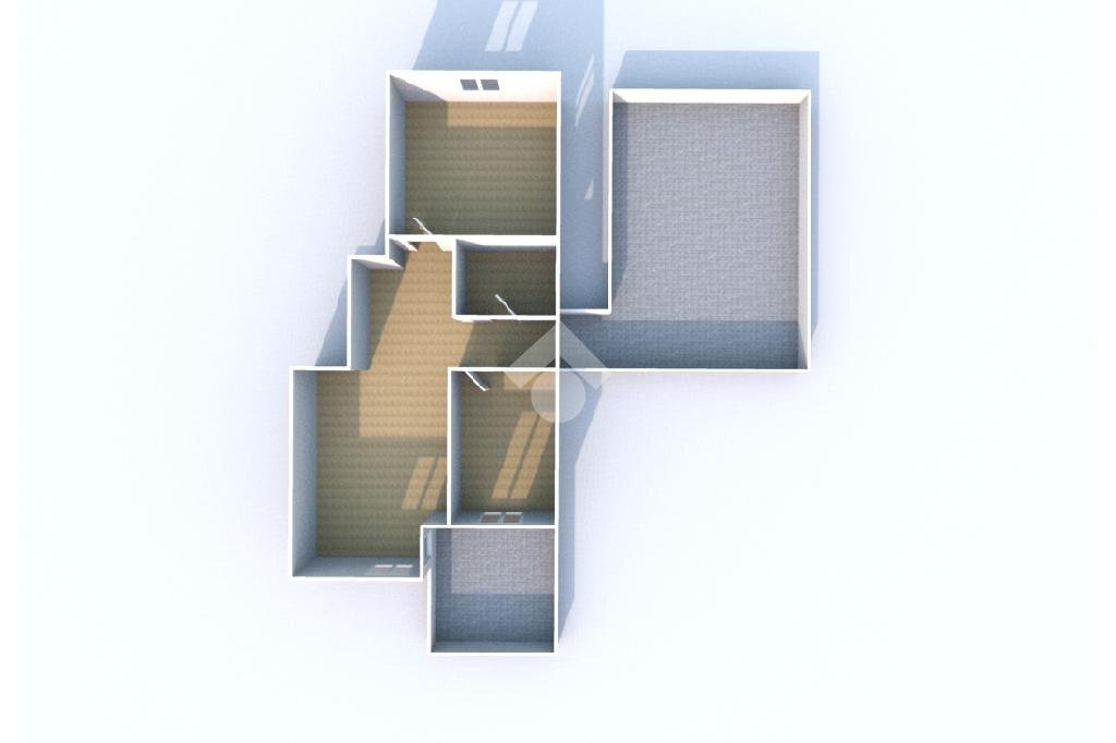 Three-room apartment Via Sant'Anna, Ventimiglia - floor plans 1