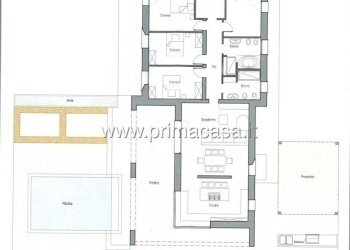 Planimetria - Casa indipendente via CERCARIOLO, 33, Scorzè - foto 9