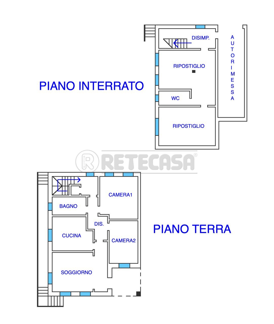 PLANIMETRIA - Villa a Schiera Via Julia 23A, Pocenia - planimetria 1