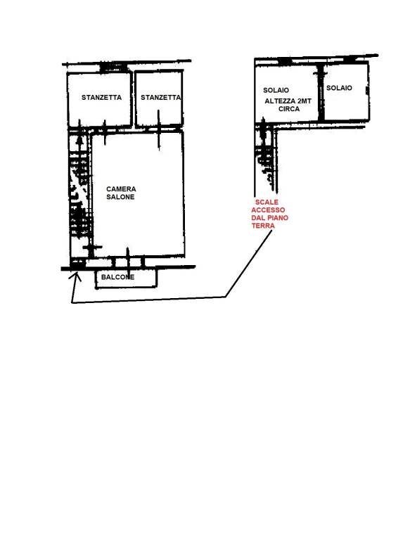 Planimetria - Appartamento via Nazionale, Carini - foto 1