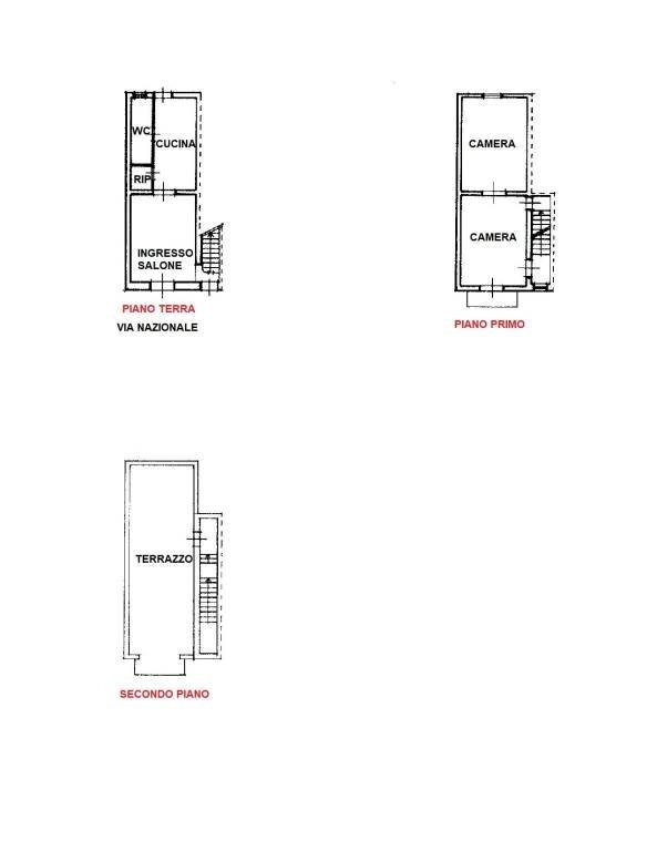 Planimetria - Appartamento via Nazionale, Carini - foto 2