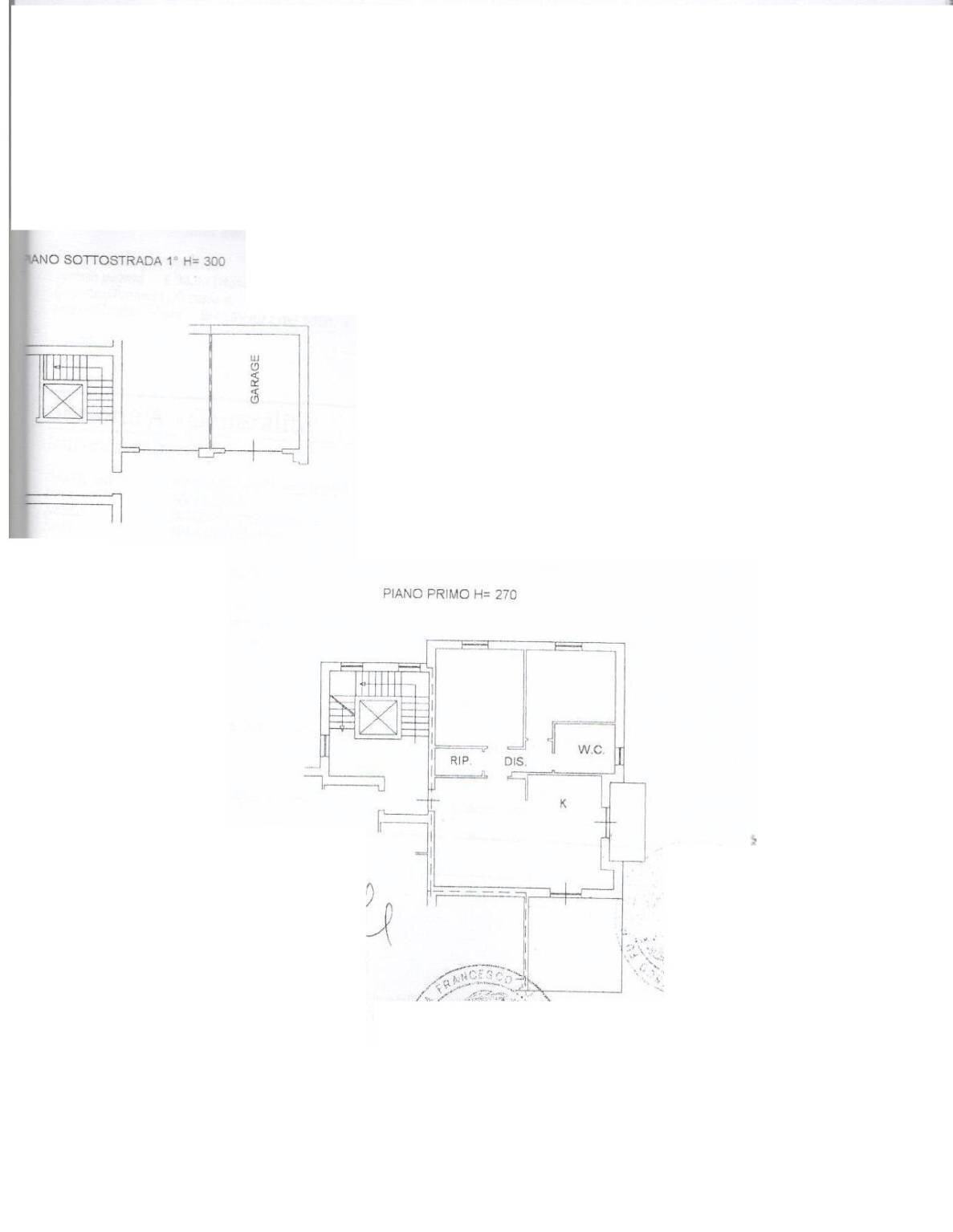 Trilocale via Cesare Battisti, 11, San Nazzaro - planimetria 1