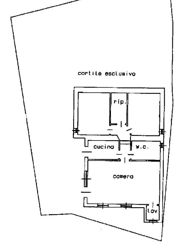 Independent house Borgata Chiazale, Bellino - floor plans 1