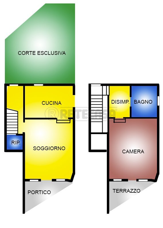 planimetria - Casa semi indipendente via capitello 47, Brogliano - planimetria 1