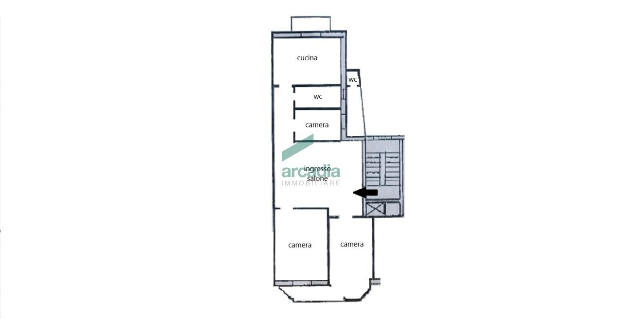 Planimetria.jpg - Quadrilocale Viale Japigia 42, Bari - planimetria 1