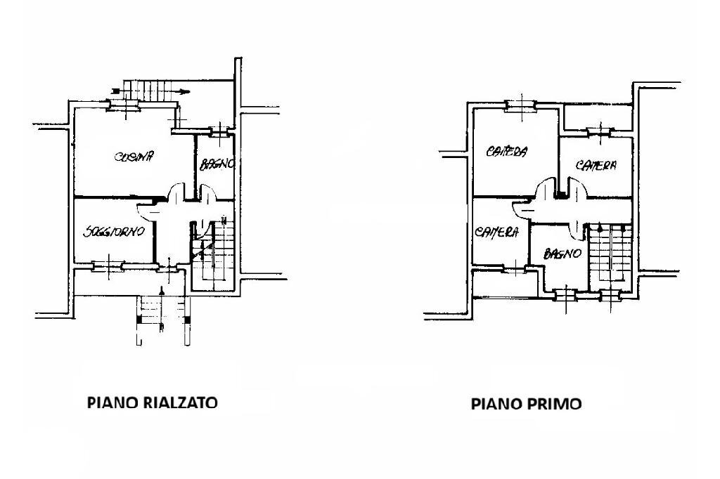 Villa a Schiera Corso Vercelli, Cigliano - planimetria 1