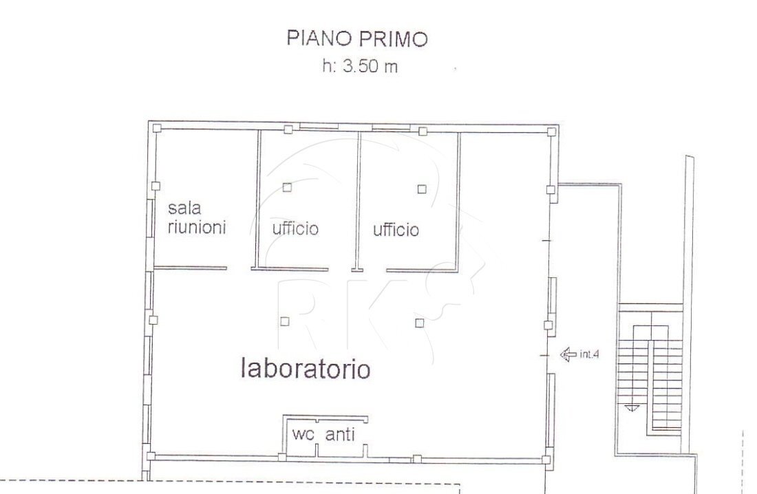 0376E919-C075-4FBB-B388-BFD022451244.jpeg - Ufficio Bologna - planimetria 1