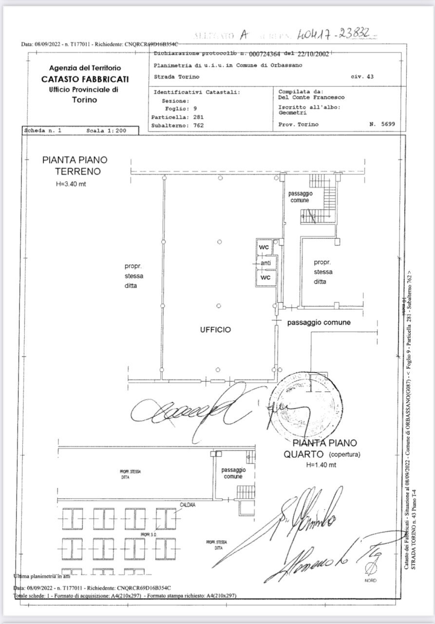 IMG_2972.jpg - Ufficio Strada Torino  43/45, Orbassano - planimetria 1