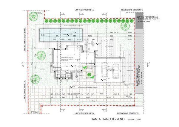 planimetria - Villa Via Dante Alighieri, Volpiano - foto 1