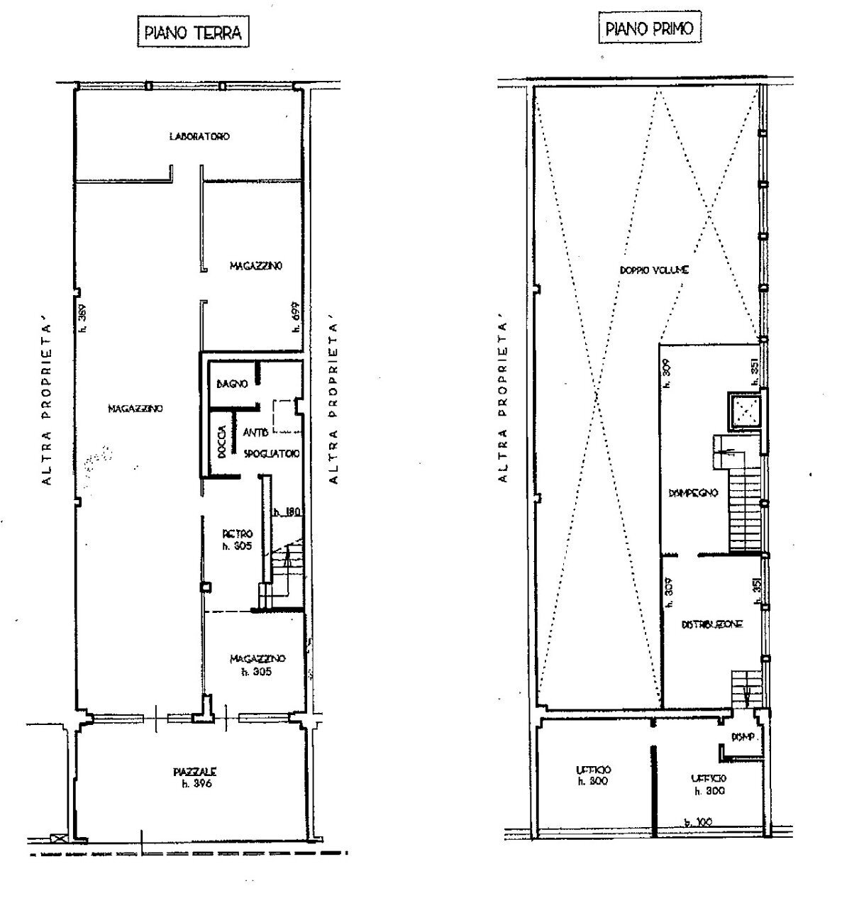 Shed Casalecchio di Reno - floor plans 1
