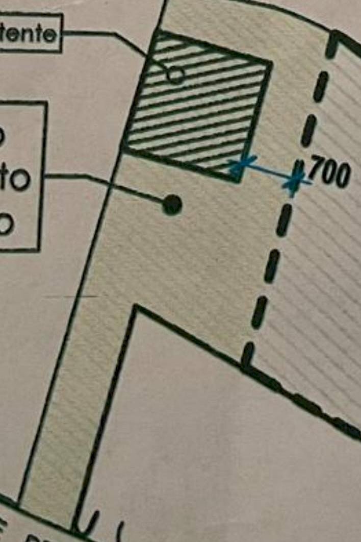 Capannone via Ciclamini, Luzzana - planimetria 1