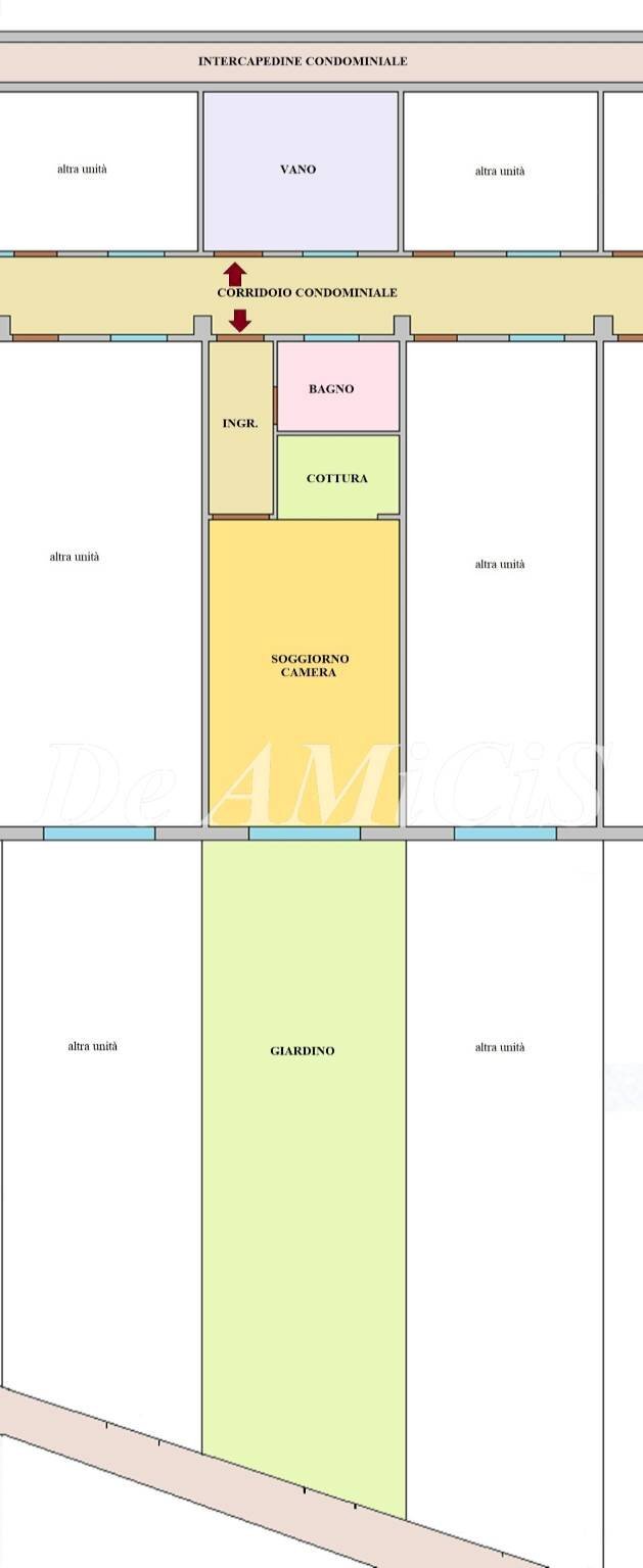 Monolocale via Giovanni XXIII, Vallebona - planimetria 1