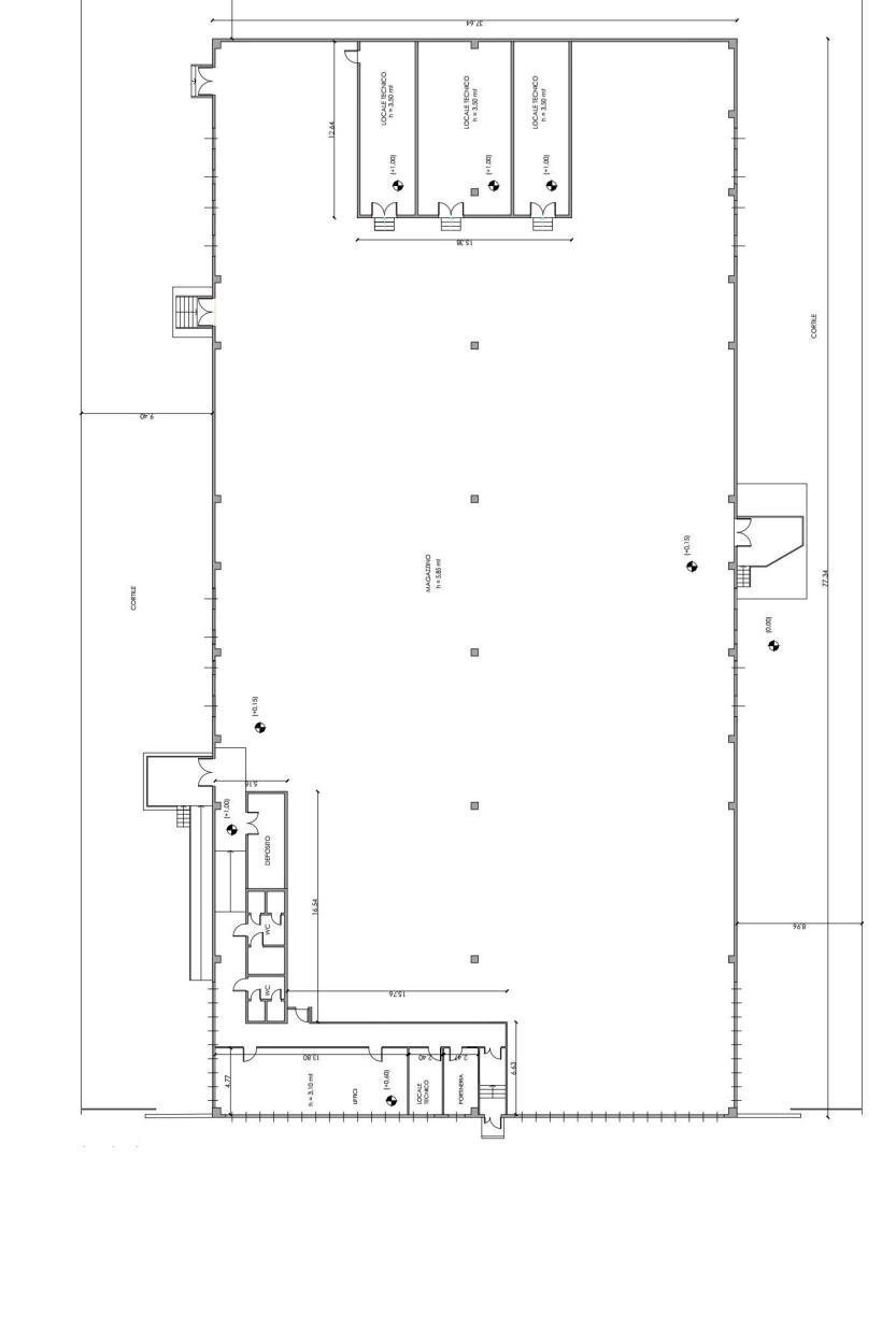 Capannone via Fratelli Rosselli, Trezzano sul Naviglio - planimetria 1