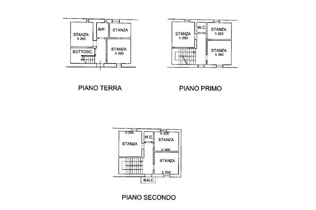 Casa semi indipendente Str. Scurano, Neviano degli Arduini - planimetria 1